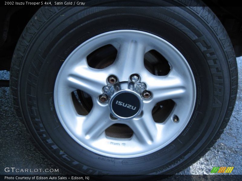 Satin Gold / Gray 2002 Isuzu Trooper S 4x4