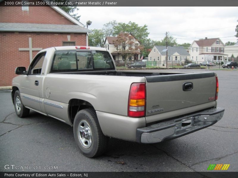 Pewter Metallic / Pewter 2000 GMC Sierra 1500 SL Regular Cab