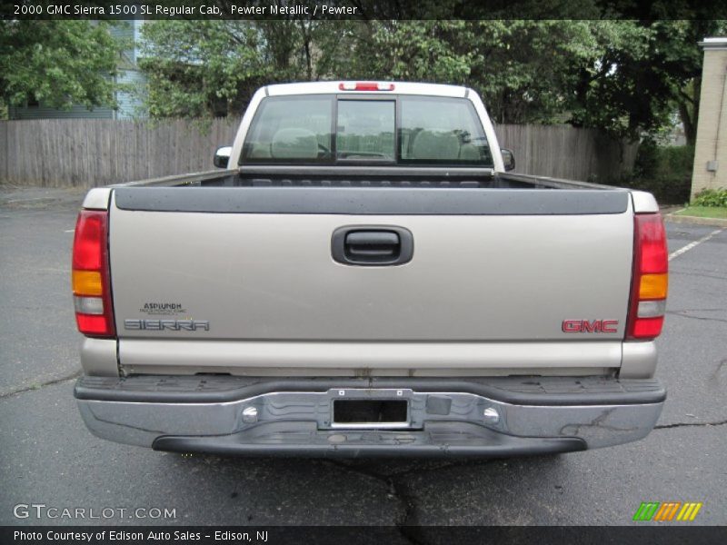 Pewter Metallic / Pewter 2000 GMC Sierra 1500 SL Regular Cab