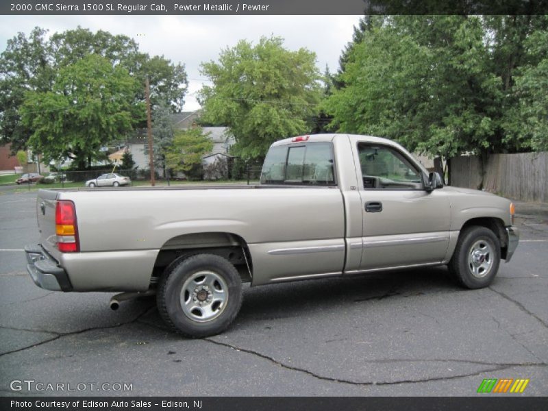 Pewter Metallic / Pewter 2000 GMC Sierra 1500 SL Regular Cab