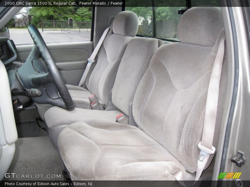 Pewter Metallic / Pewter 2000 GMC Sierra 1500 SL Regular Cab