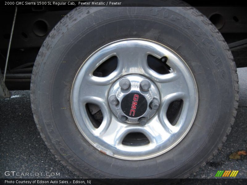 Pewter Metallic / Pewter 2000 GMC Sierra 1500 SL Regular Cab