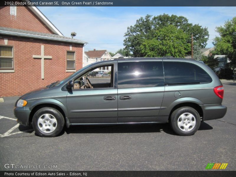 Onyx Green Pearl / Sandstone 2002 Dodge Grand Caravan SE
