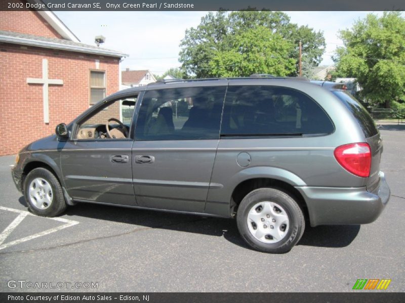Onyx Green Pearl / Sandstone 2002 Dodge Grand Caravan SE