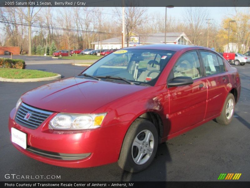 Berry Red / Gray 2005 Saturn ION 1 Sedan