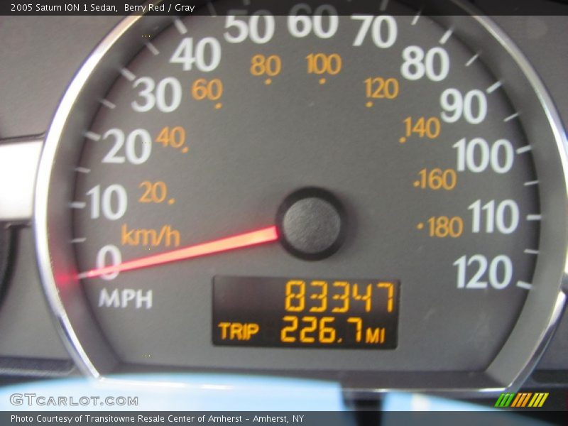 Berry Red / Gray 2005 Saturn ION 1 Sedan