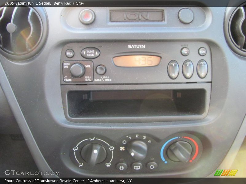 Berry Red / Gray 2005 Saturn ION 1 Sedan