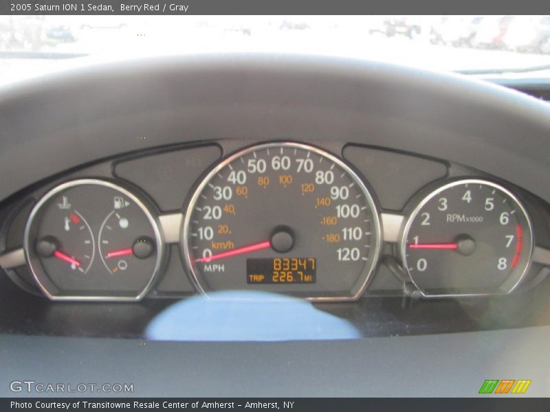 Berry Red / Gray 2005 Saturn ION 1 Sedan