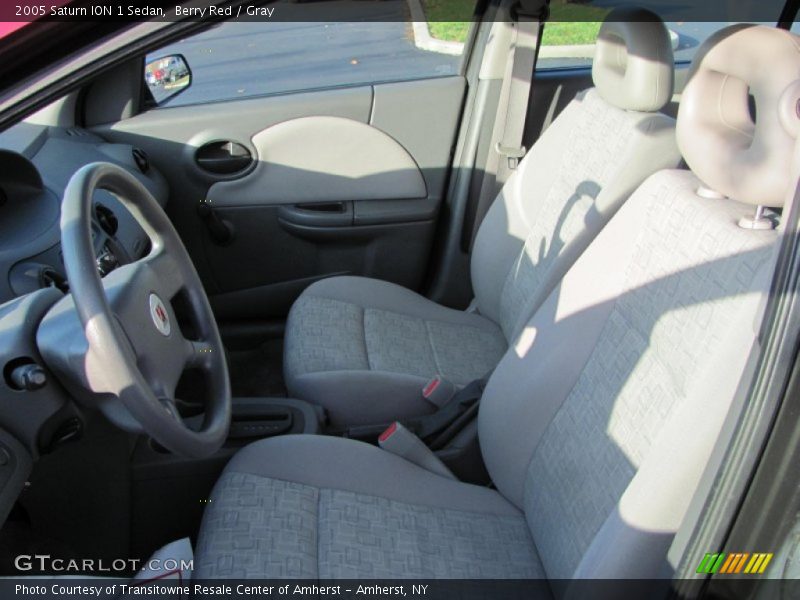 Berry Red / Gray 2005 Saturn ION 1 Sedan
