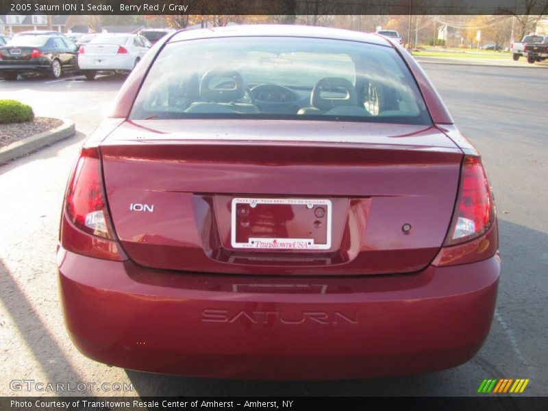 Berry Red / Gray 2005 Saturn ION 1 Sedan