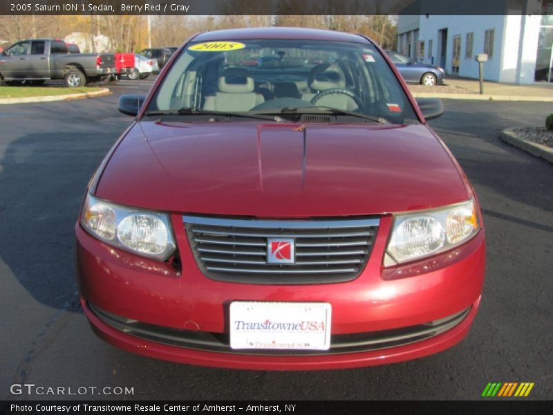 Berry Red / Gray 2005 Saturn ION 1 Sedan