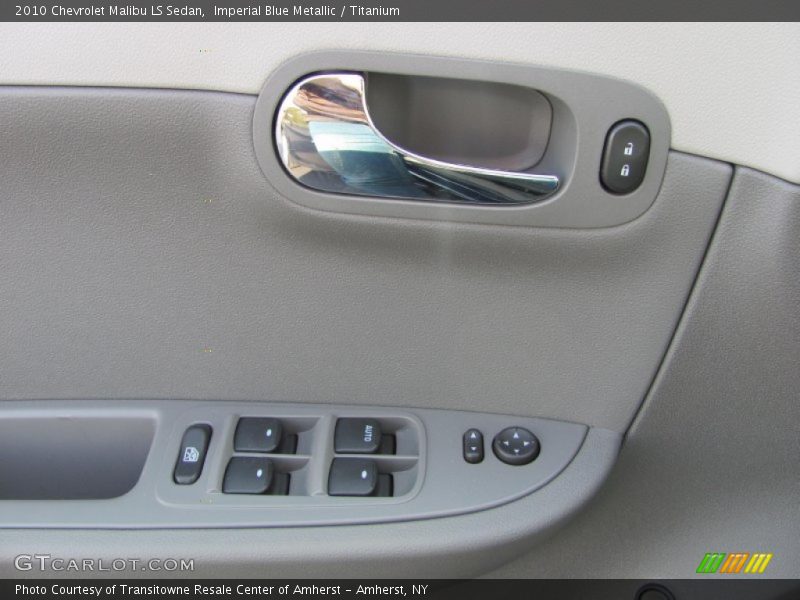 Imperial Blue Metallic / Titanium 2010 Chevrolet Malibu LS Sedan