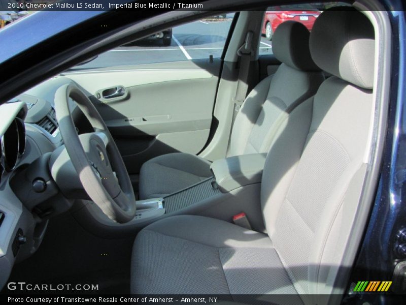 Imperial Blue Metallic / Titanium 2010 Chevrolet Malibu LS Sedan