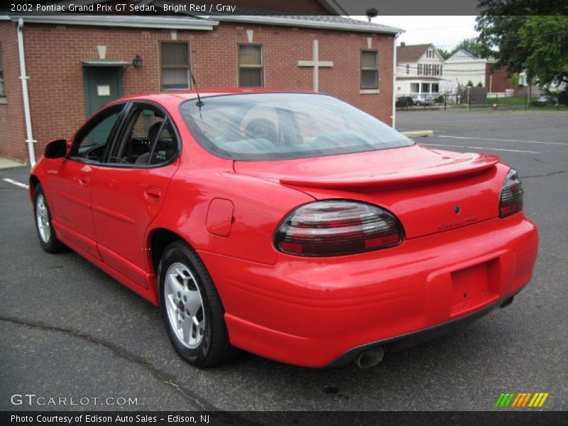 Bright Red / Gray 2002 Pontiac Grand Prix GT Sedan