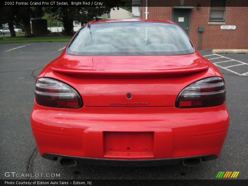 Bright Red / Gray 2002 Pontiac Grand Prix GT Sedan