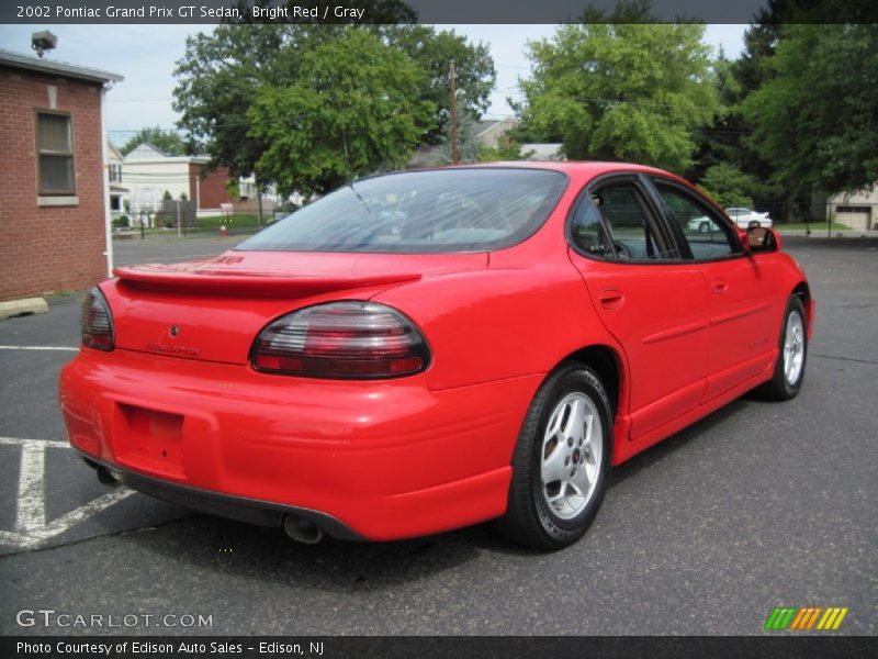 Bright Red / Gray 2002 Pontiac Grand Prix GT Sedan