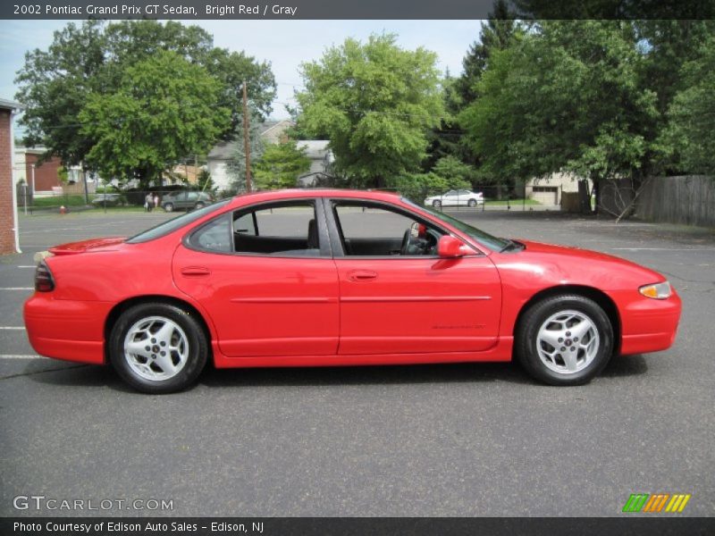 Bright Red / Gray 2002 Pontiac Grand Prix GT Sedan
