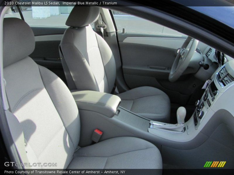 Imperial Blue Metallic / Titanium 2010 Chevrolet Malibu LS Sedan