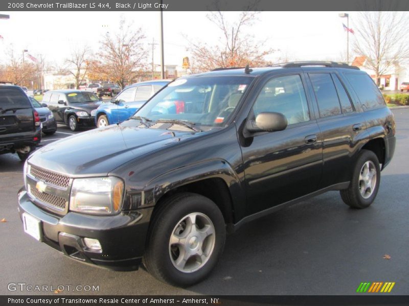 Black / Light Gray 2008 Chevrolet TrailBlazer LS 4x4