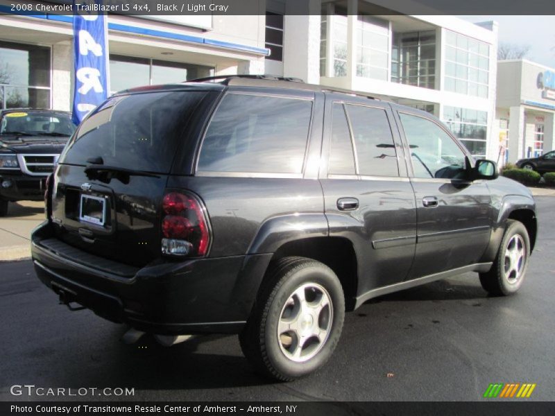 Black / Light Gray 2008 Chevrolet TrailBlazer LS 4x4