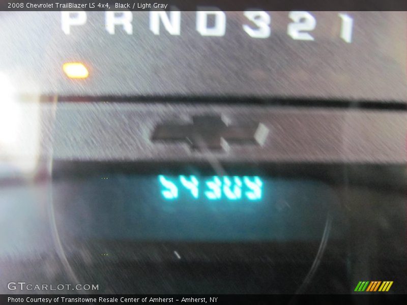 Black / Light Gray 2008 Chevrolet TrailBlazer LS 4x4