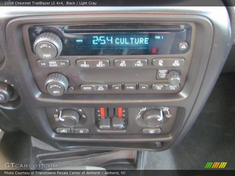 Black / Light Gray 2008 Chevrolet TrailBlazer LS 4x4