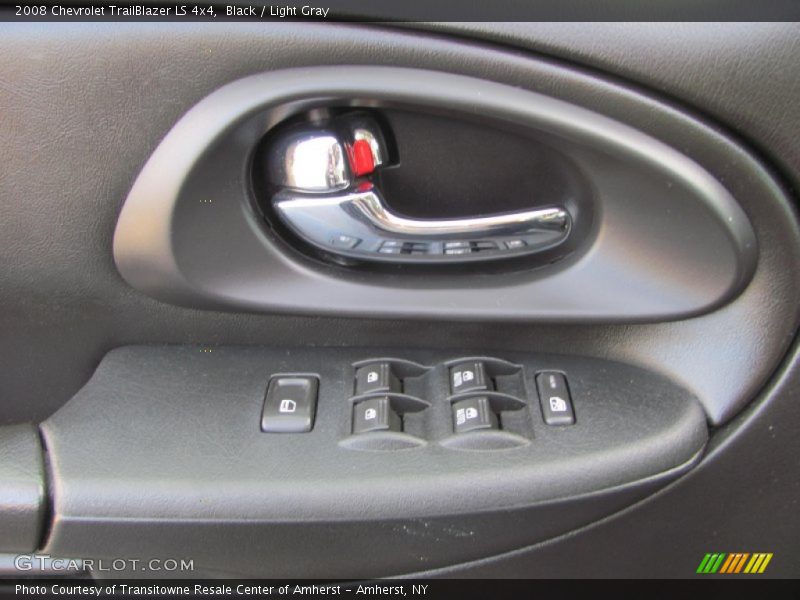Black / Light Gray 2008 Chevrolet TrailBlazer LS 4x4