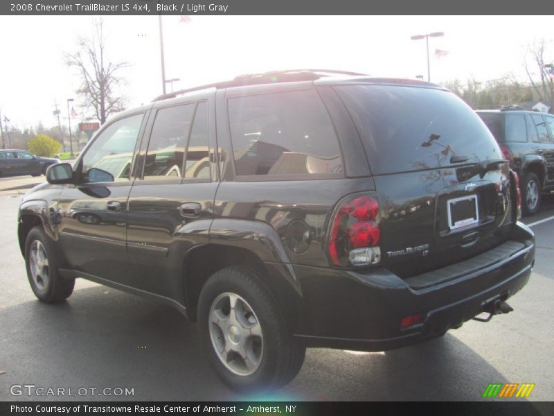 Black / Light Gray 2008 Chevrolet TrailBlazer LS 4x4