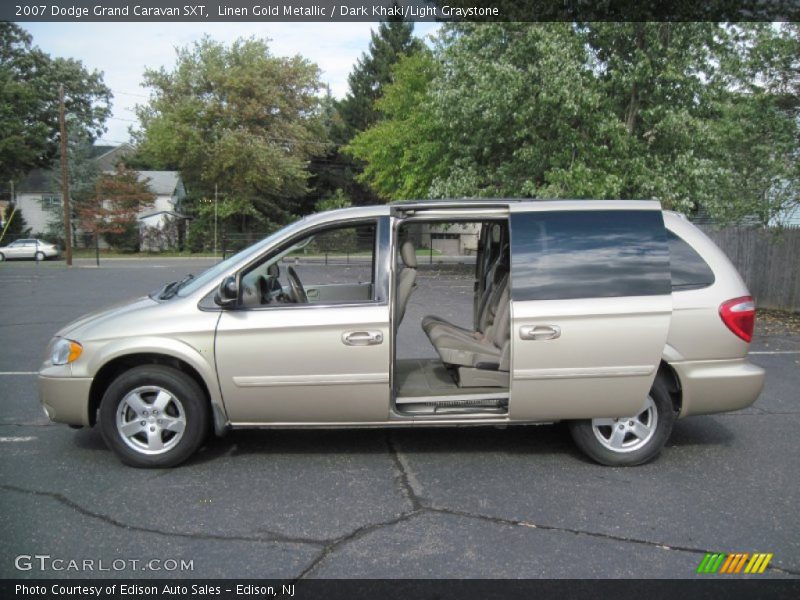 Linen Gold Metallic / Dark Khaki/Light Graystone 2007 Dodge Grand Caravan SXT