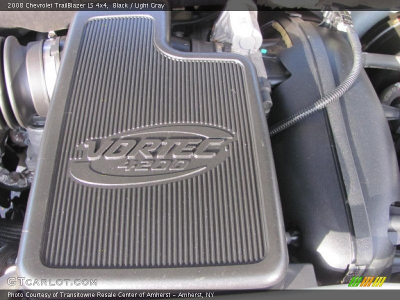 Black / Light Gray 2008 Chevrolet TrailBlazer LS 4x4