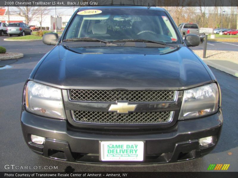 Black / Light Gray 2008 Chevrolet TrailBlazer LS 4x4