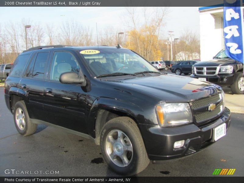 Black / Light Gray 2008 Chevrolet TrailBlazer LS 4x4