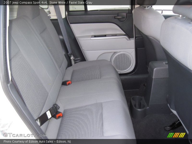 Stone White / Pastel Slate Gray 2007 Jeep Compass Sport 4x4