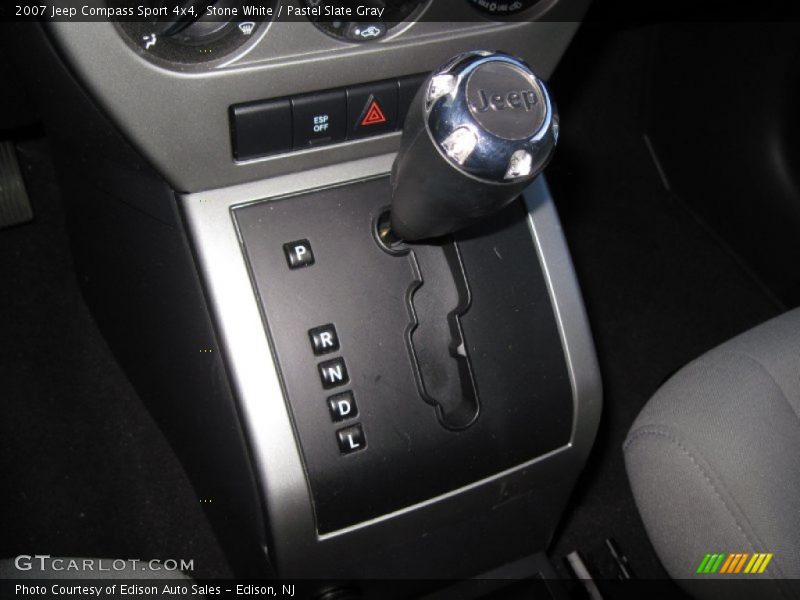 Stone White / Pastel Slate Gray 2007 Jeep Compass Sport 4x4