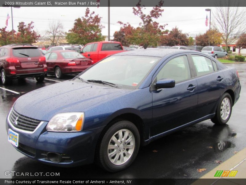 Maizen Blue Pearl / Beige 2009 Mitsubishi Galant ES