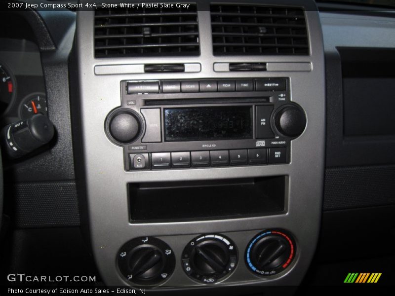 Stone White / Pastel Slate Gray 2007 Jeep Compass Sport 4x4
