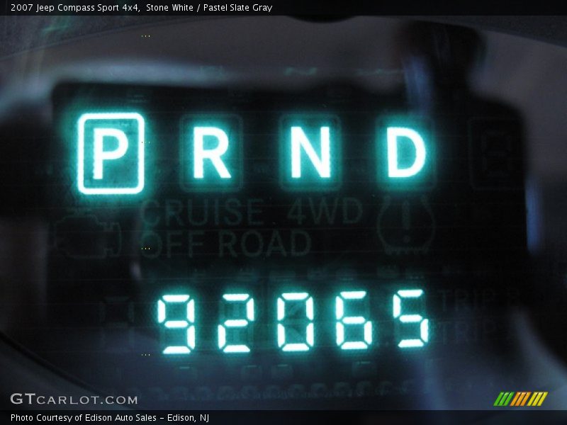 Stone White / Pastel Slate Gray 2007 Jeep Compass Sport 4x4