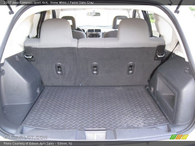 Stone White / Pastel Slate Gray 2007 Jeep Compass Sport 4x4