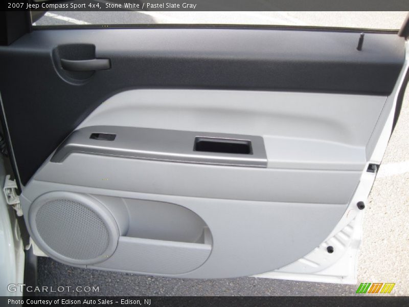 Stone White / Pastel Slate Gray 2007 Jeep Compass Sport 4x4