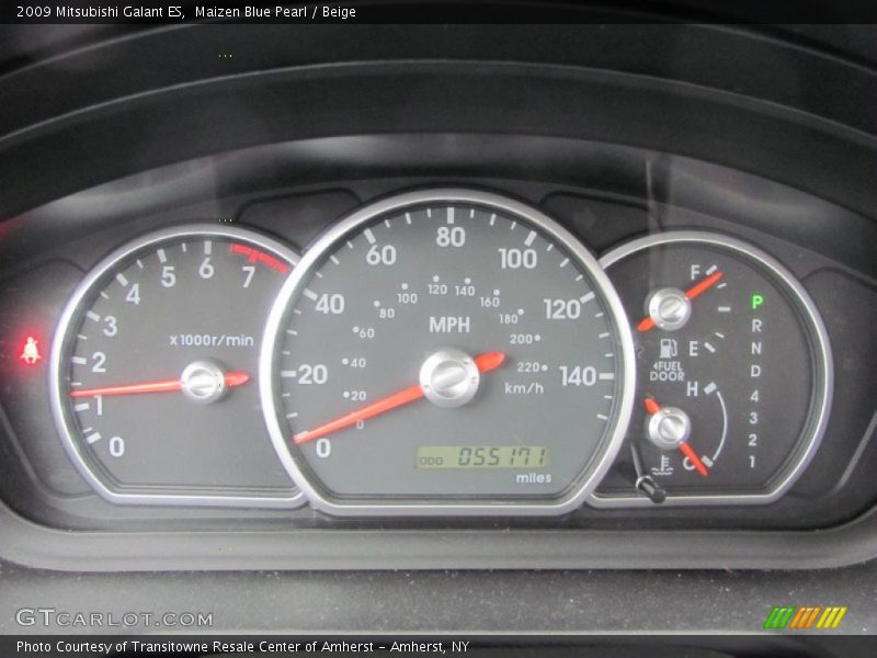 Maizen Blue Pearl / Beige 2009 Mitsubishi Galant ES