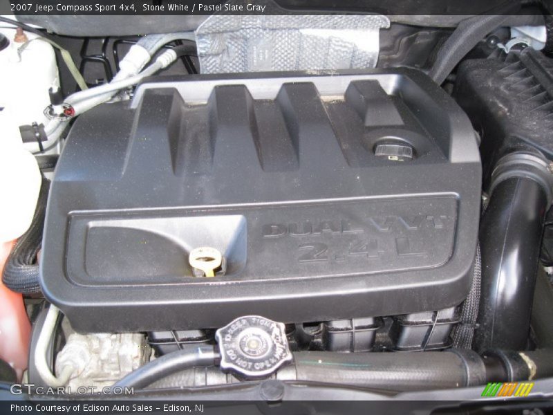 Stone White / Pastel Slate Gray 2007 Jeep Compass Sport 4x4