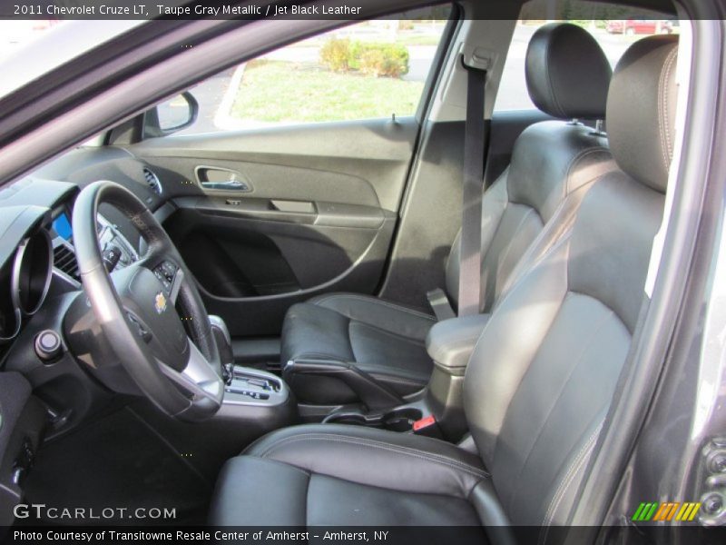 Taupe Gray Metallic / Jet Black Leather 2011 Chevrolet Cruze LT