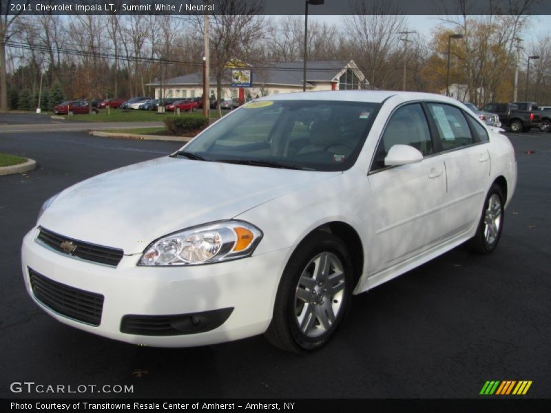 Summit White / Neutral 2011 Chevrolet Impala LT