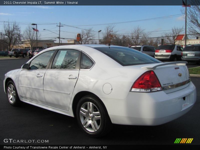 Summit White / Neutral 2011 Chevrolet Impala LT
