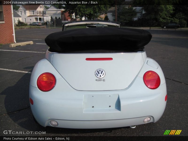 Aquarius Blue / Black 2004 Volkswagen New Beetle GLS Convertible