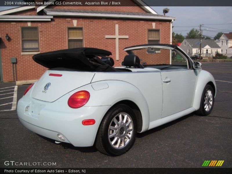 Aquarius Blue / Black 2004 Volkswagen New Beetle GLS Convertible