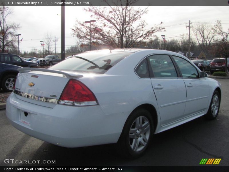 Summit White / Neutral 2011 Chevrolet Impala LT