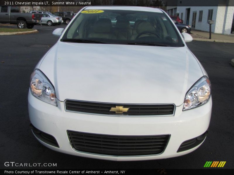 Summit White / Neutral 2011 Chevrolet Impala LT