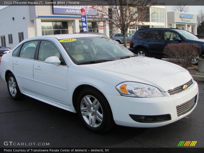 Summit White / Neutral 2011 Chevrolet Impala LT
