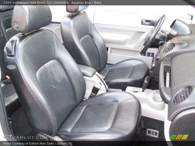 Aquarius Blue / Black 2004 Volkswagen New Beetle GLS Convertible